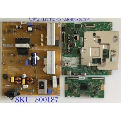 KIT DE TARJETAS PARA TV LG / MAIN EBT64473302 / EAX67187104 (1.0) / FUENTE EAY64511001 / EAX67189001 (1.4) / T-CON 6871L-5403B / 6870C-0750A / PANEL NC650DGE-AAFX7 / MODELO 65UJ6300-UA.BUSYLOR - Imagen 1